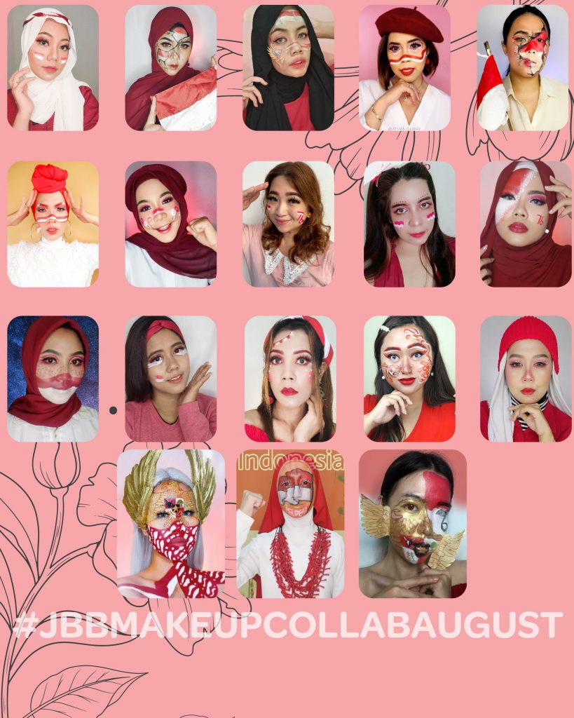 Kompetisi Makeup Agustus Kemerdekaan Jakarta Beauty Blogger - All Participants