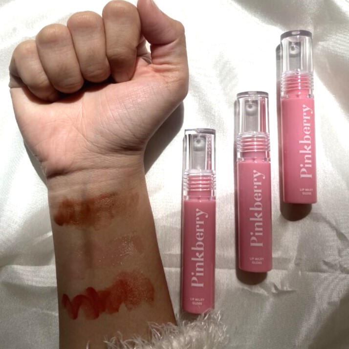 Pinkberry Lip Milky Gloss Review - Swatches