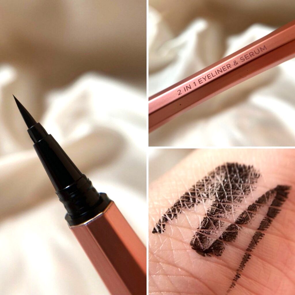 Upmost Beaute 2 in 1 Eyeliner & Serum Review - Shades, Swatches & Packaging