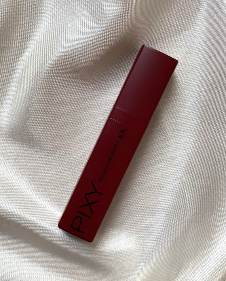 Review PIXY Mousse Moment No 2 Bussiest Maroon