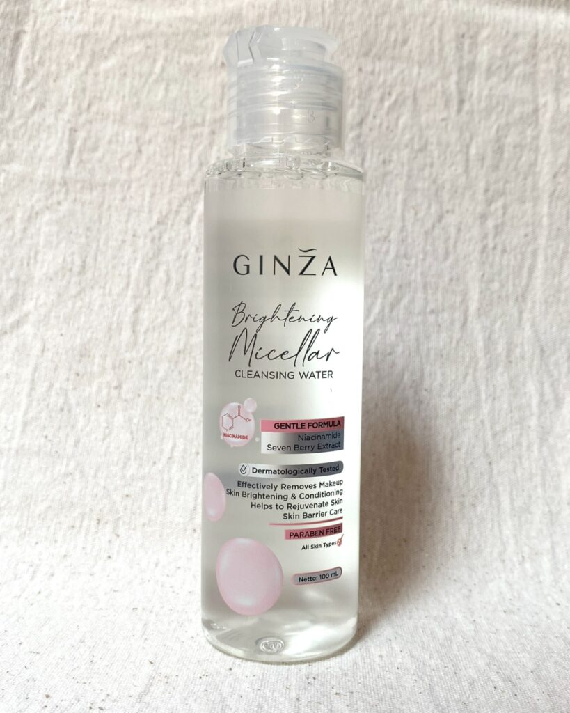 Ginza Brightening Micellar Cleansing Water 3